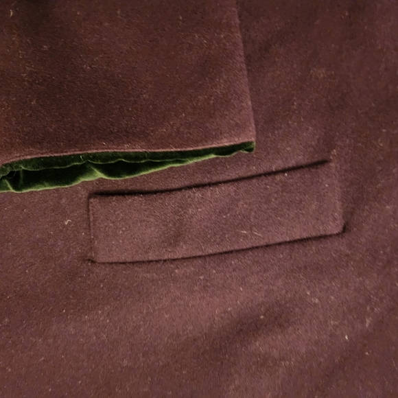 Alfred Dunner purple wool trench coat Size 18 - Picture 3 of 12